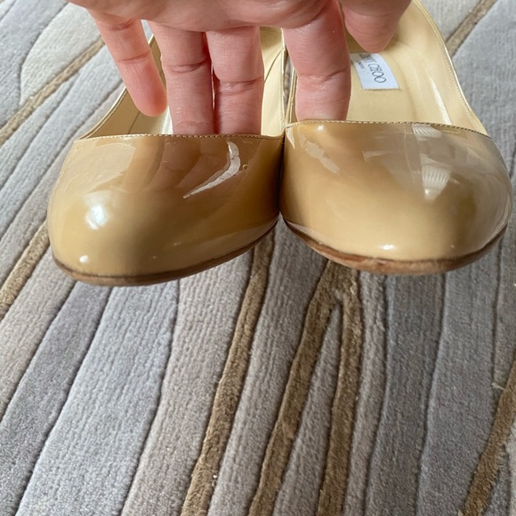 - Jimmy Choo leather wedge - Picture 5 of 9